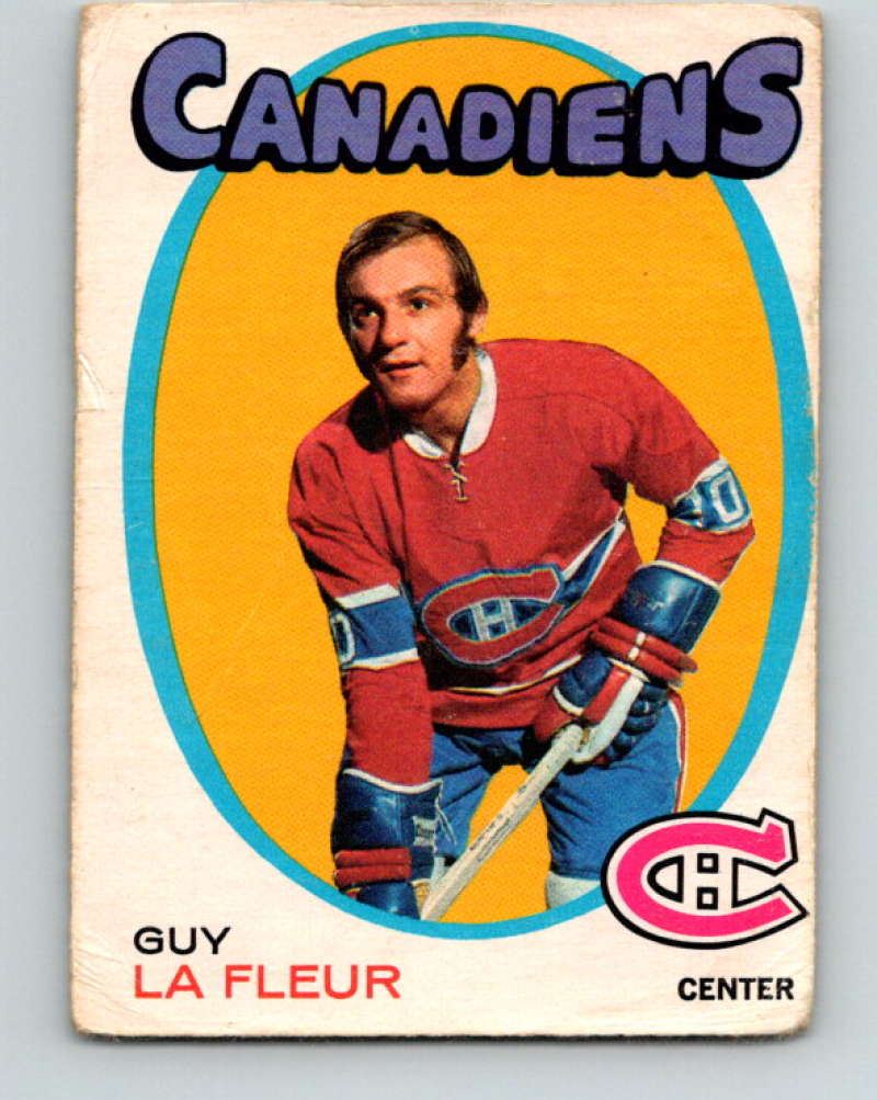 1971-72 O-Pee-Chee #148 Guy Lafleur UER RC Rookie Montreal Canadiens 8843