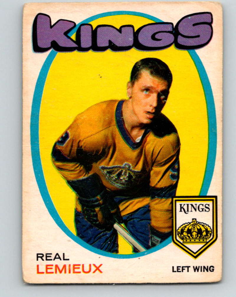 1971-72 O-Pee-Chee #154 Real Lemieux Los Angeles Kings 8849