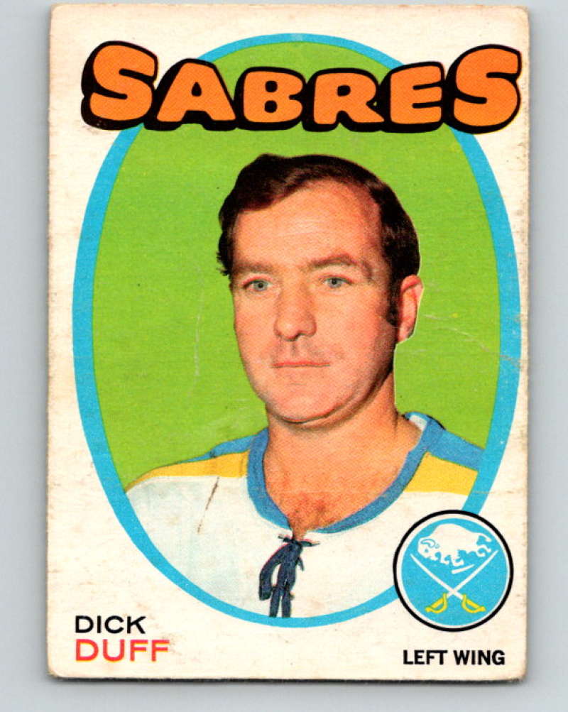 1971-72 O-Pee-Chee #164 Dick Duff Buffalo Sabres 8859