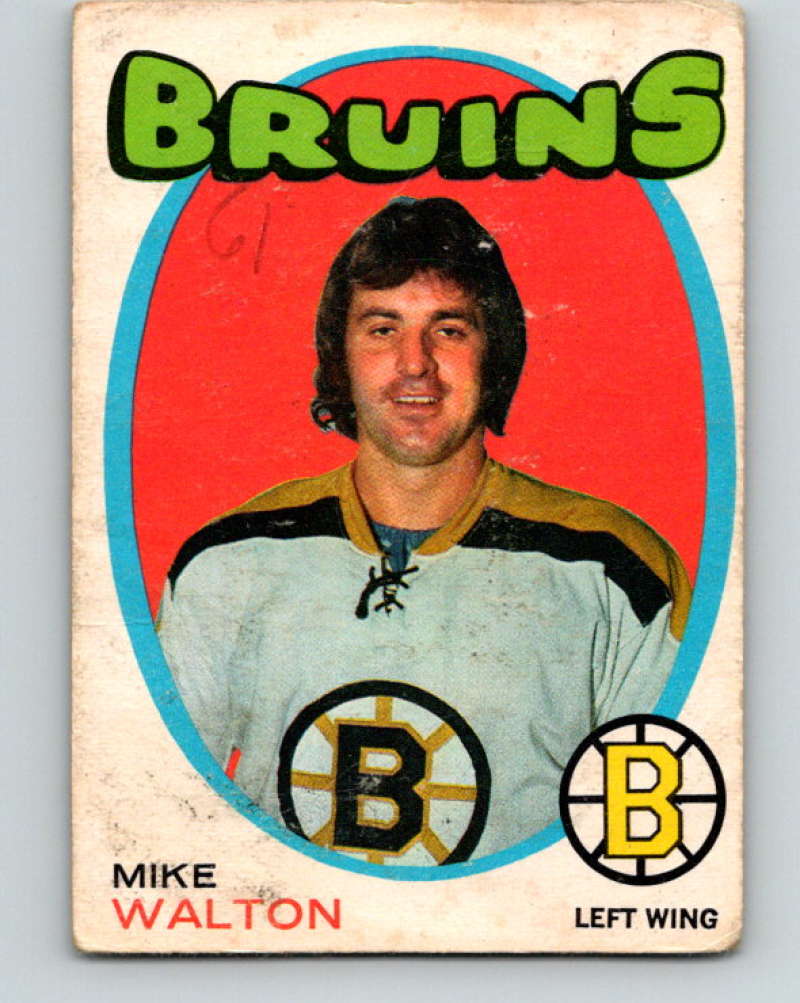 1971-72 O-Pee-Chee #171 Mike Walton Boston Bruins 8866 Image 1