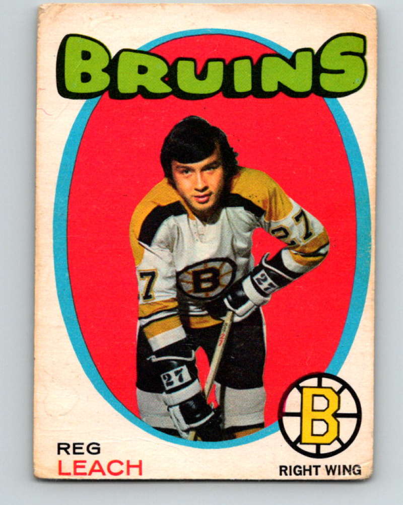 1971-72 O-Pee-Chee #175 Reggie Leach RC Rookie Boston Bruins 8870