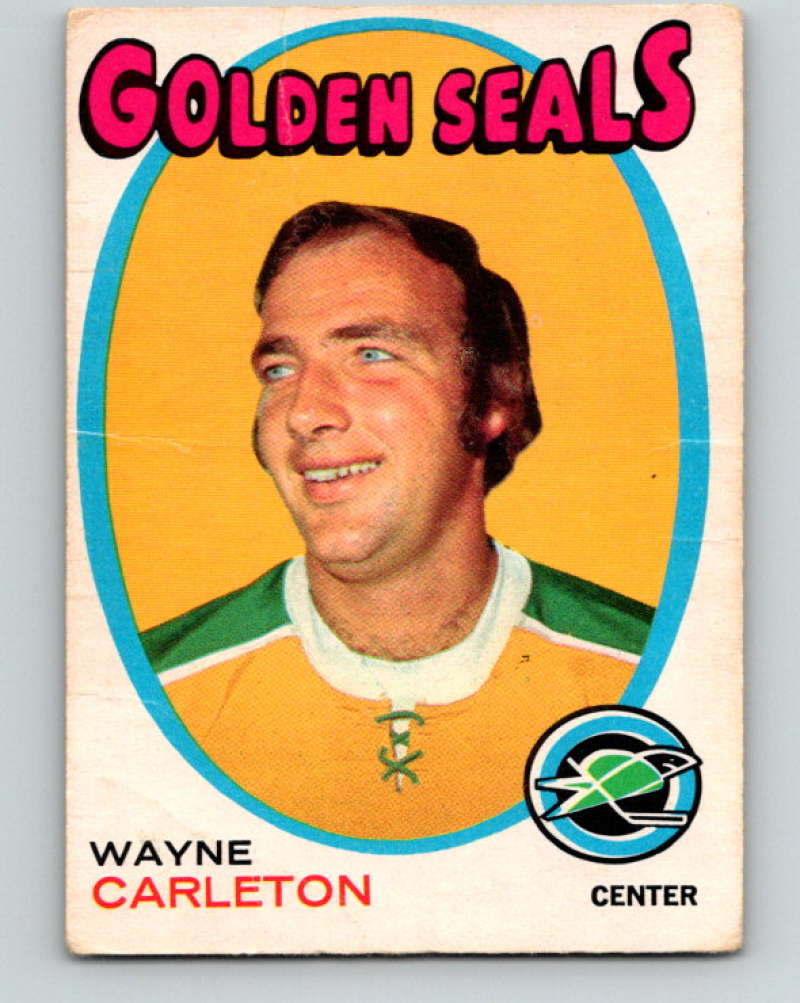 1971-72 O-Pee-Chee #178 Wayne Carleton California Golden Seals 8873 Image 1