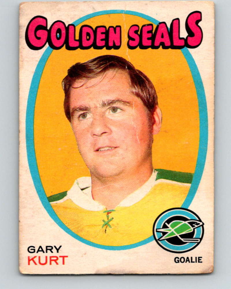1971-72 O-Pee-Chee #181 Gary Kurt RC Rookie California Golden Seals 8876 Image 1