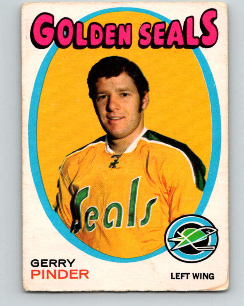 1971-72 O-Pee-Chee #185 Gerry Pinder California Golden Seals 8880 Image 1