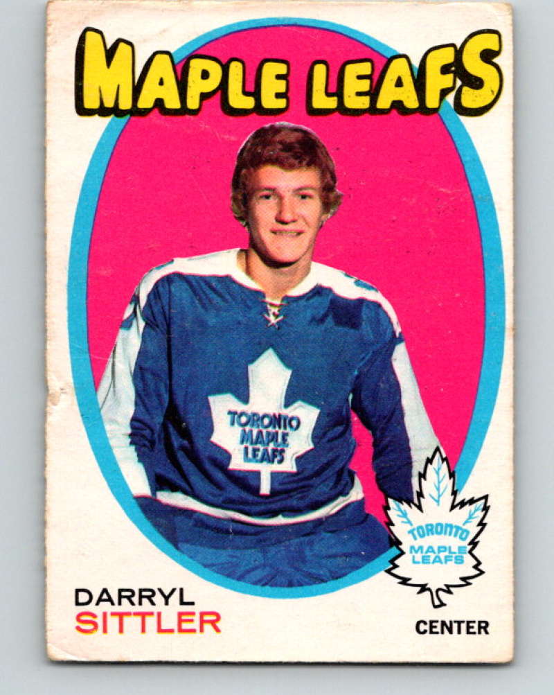 1971-72 O-Pee-Chee #193 Darryl Sittler Toronto Maple Leafs 8888