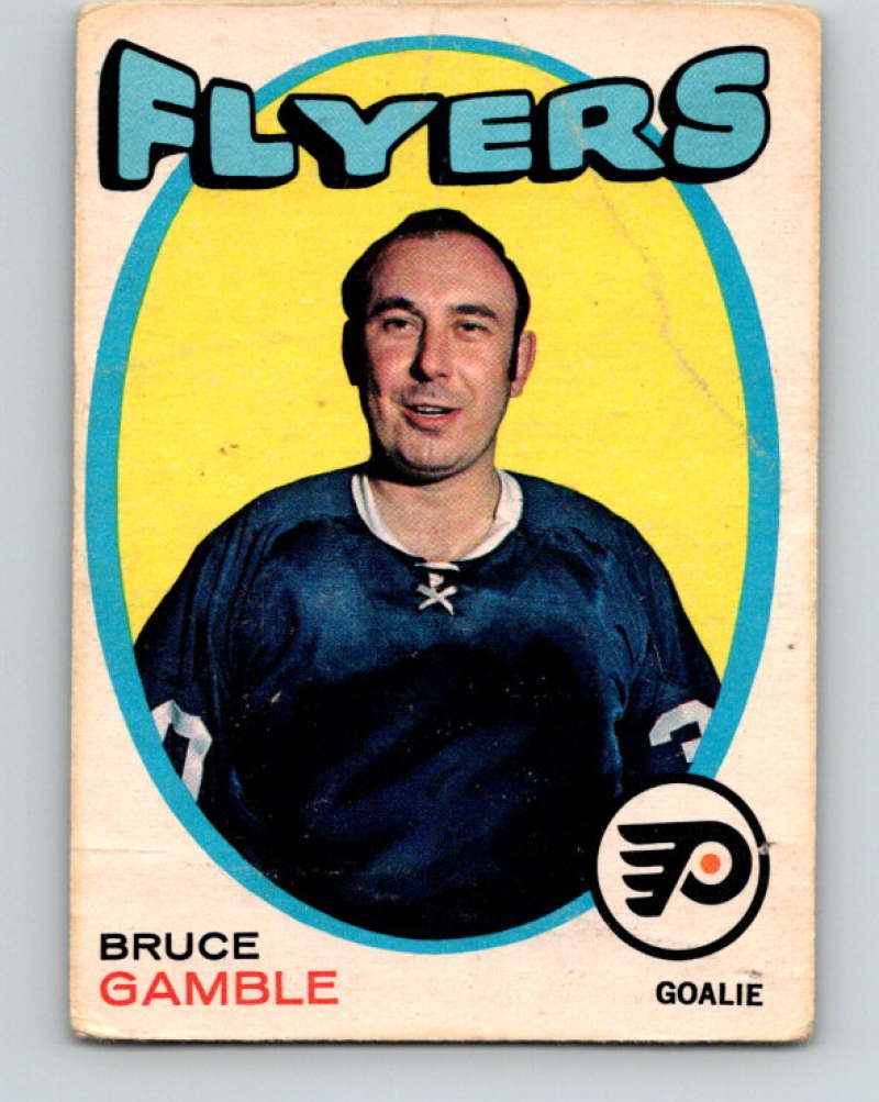 1971-72 O-Pee-Chee #201 Bruce Gamble Philadelphia Flyers 8896 Image 1
