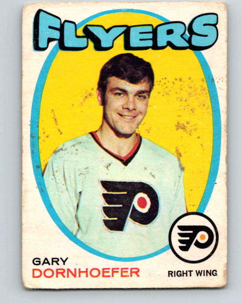 1971-72 O-Pee-Chee #202 Gary Dornhoefer Philadelphia Flyers 8897 Image 1