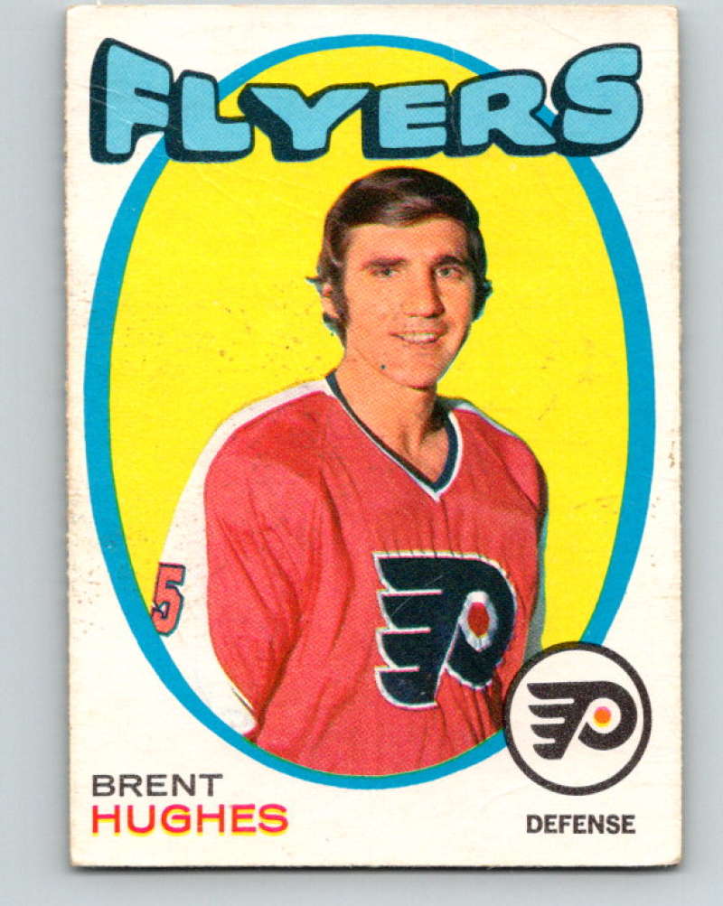 1971-72 O-Pee-Chee #205 Brent Hughes Philadelphia Flyers 8900