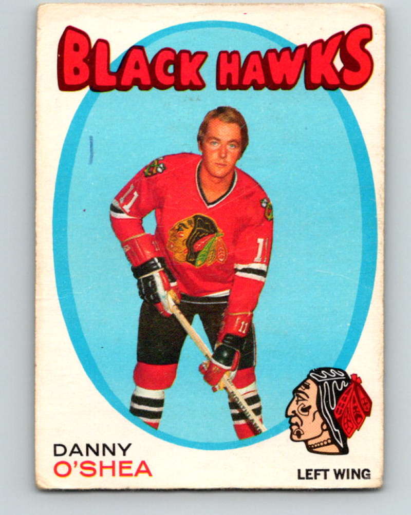 1971-72 O-Pee-Chee #211 Danny O'Shea Chicago Blackhawks 8906 Image 1