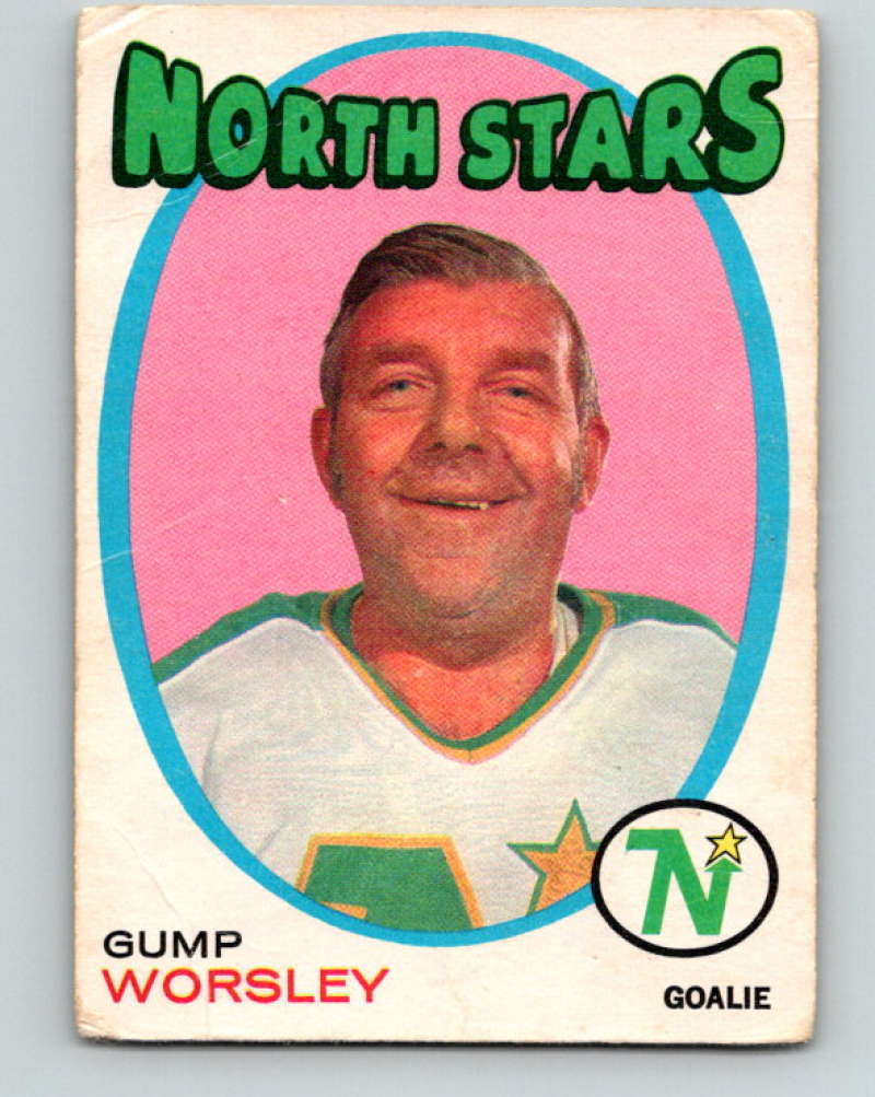 1971-72 O-Pee-Chee #241 Gump Worsley Minnesota North Stars 8936