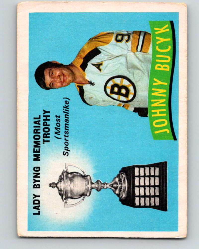 1971-72 O-Pee-Chee #249 Johnny Bucyk TR Boston Bruins 8944