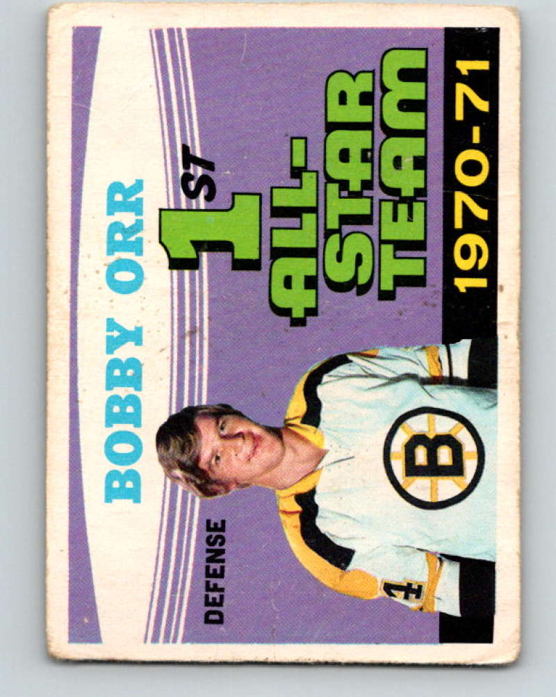 1971-72 O-Pee-Chee #251 Bobby Orr AS Boston Bruins 8946