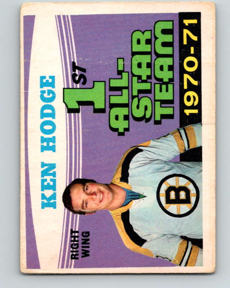 1971-72 O-Pee-Chee #254 Ken Hodge AS Boston Bruins 8949