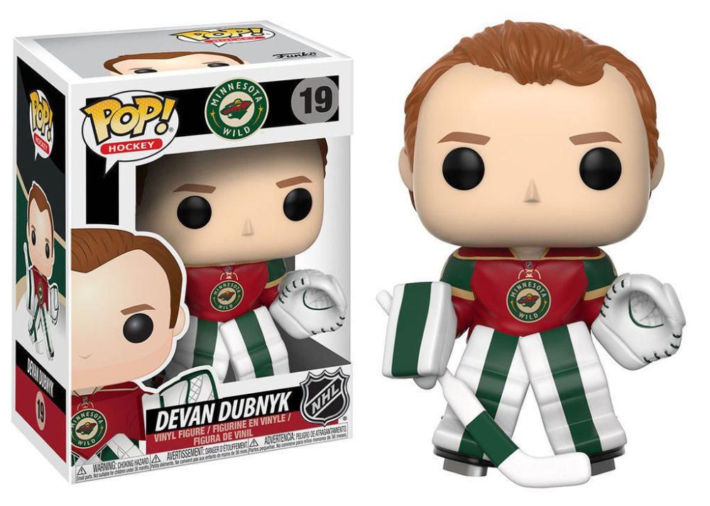 Funko Pop - NHL Devan Dubnyk Minnesota Wild Red Vinyl Figure Image 1
