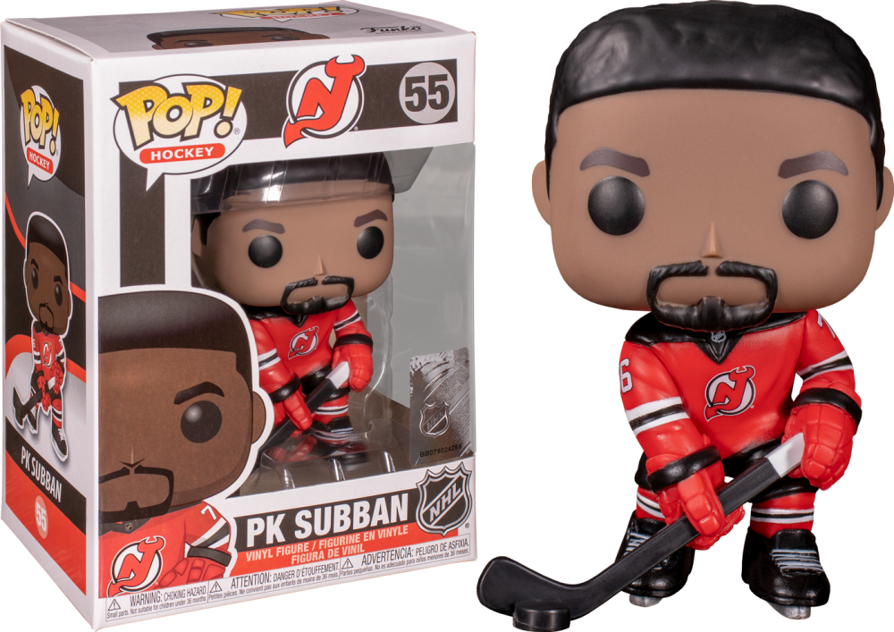 Funko Pop - NHL PK Subban New Jersey Devils Red Vinyl Figure Image 1