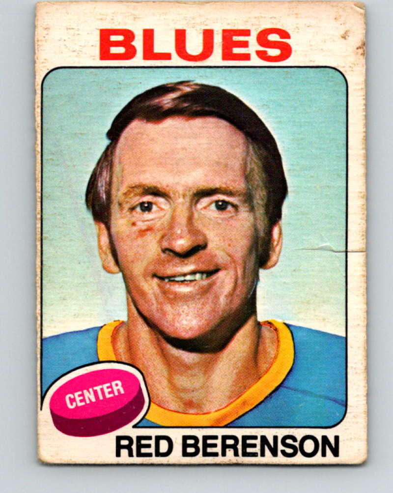 1975-76 O-Pee-Chee #22 Red Berenson St. Louis Blues 9245 Image 1
