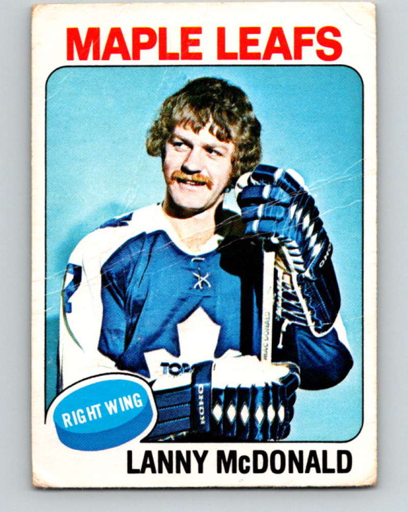 1975-76 O-Pee-Chee #23 Lanny McDonald Toronto Maple Leafs 9246