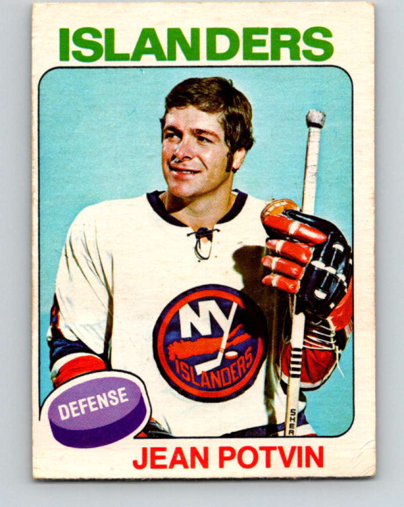 1975-76 O-Pee-Chee #36 Jean Potvin New York Islanders 9259