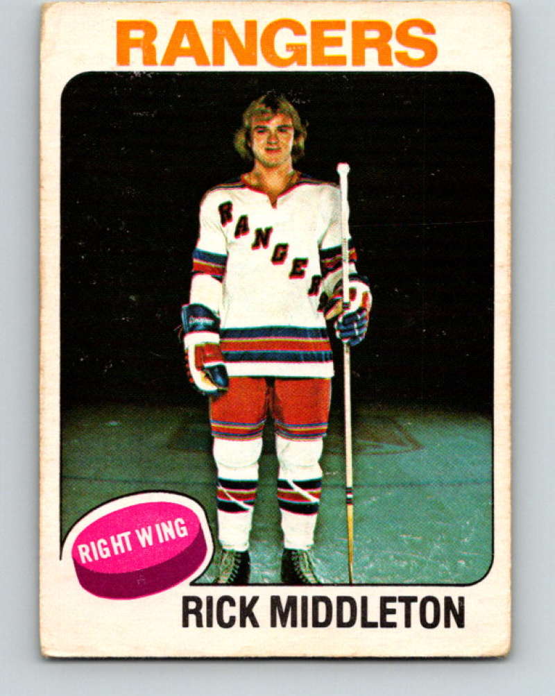 1975-76 O-Pee-Chee #37 Rick Middleton New York Rangers 9260