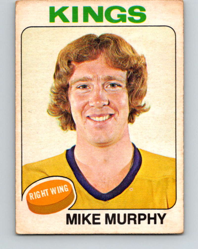 1975-76 O-Pee-Chee #52 Mike Murphy Los Angeles Kings 9275