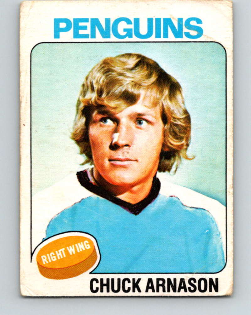 1975-76 O-Pee-Chee #57 Chuck Arnason Pittsburgh Penguins 9280 Image 1