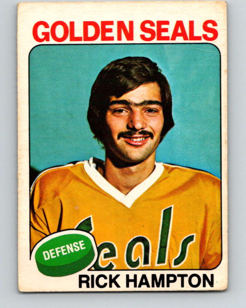 1975-76 O-Pee-Chee #65 Rick Hampton California Golden Seals 9288