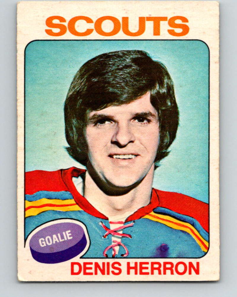 1975-76 O-Pee-Chee #68 Denis Herron Kansas City Scouts 9291