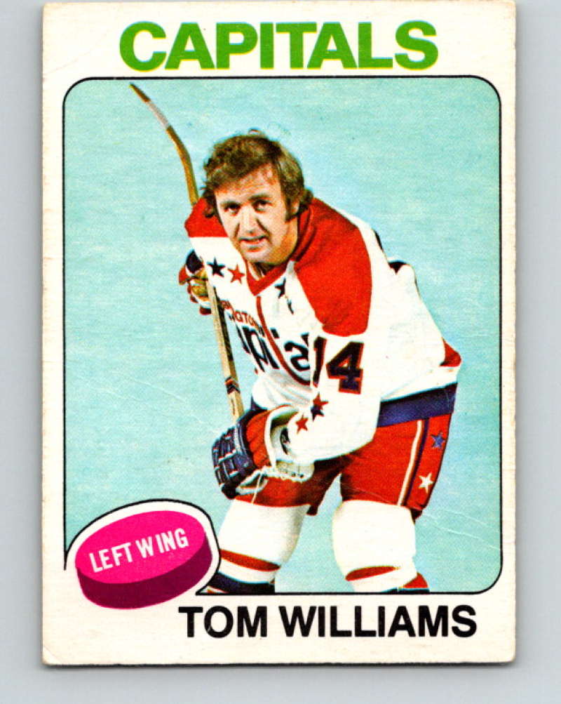 1975-76 O-Pee-Chee #79 Tom Williams Washington Capitals 9302