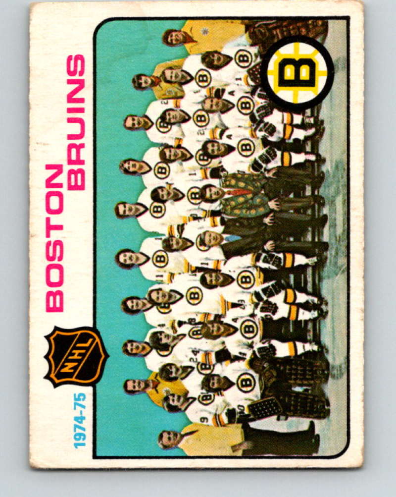 1975-76 O-Pee-Chee #81 Boston Bruins CL Boston Bruins 9304