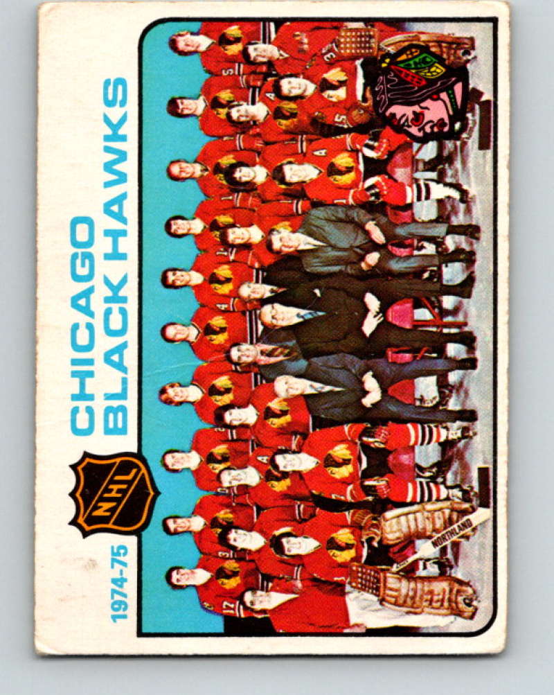 1975-76 O-Pee-Chee #84 Chicago Blackhawks CL Chicago Blackhawks 9307