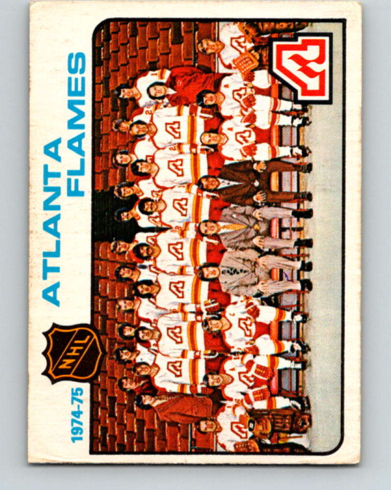 1975-76 O-Pee-Chee #85 Atlanta Flames CL Atlanta Flames 9308