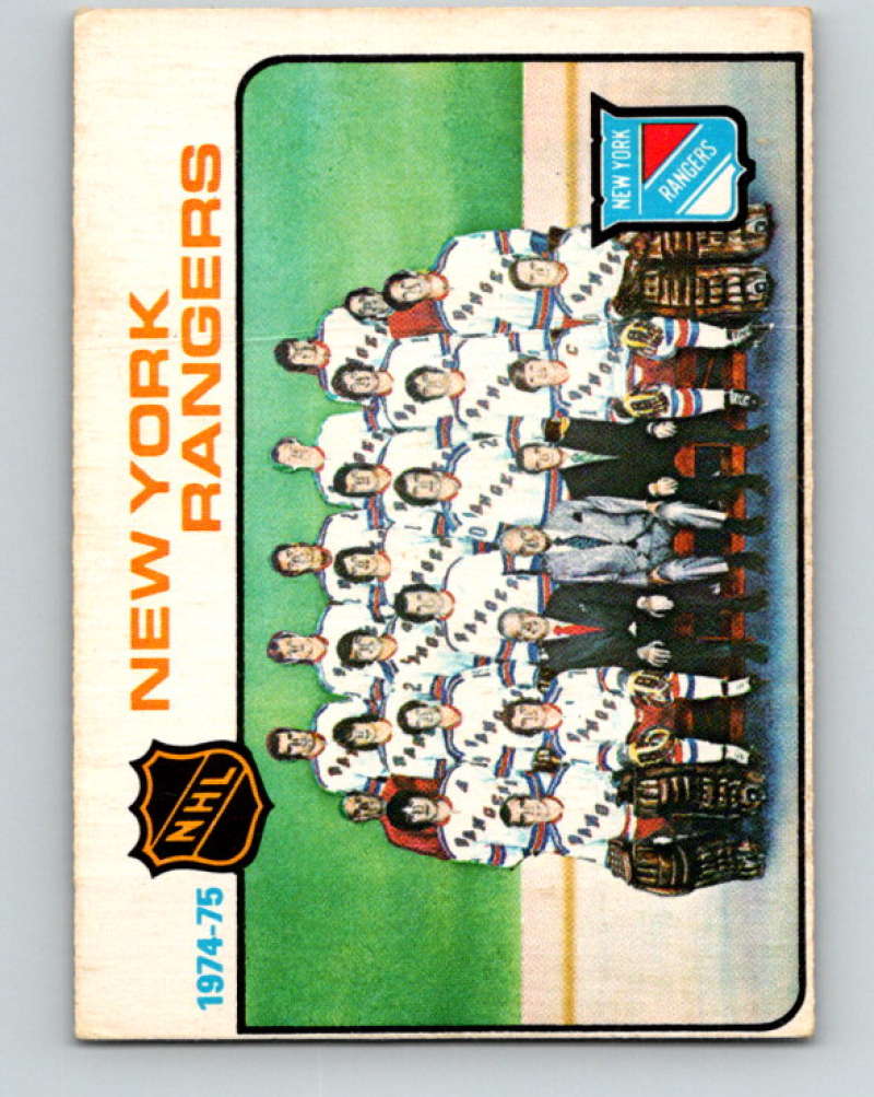 1975-76 O-Pee-Chee #94 New York Rangers CL New York Rangers 9317
