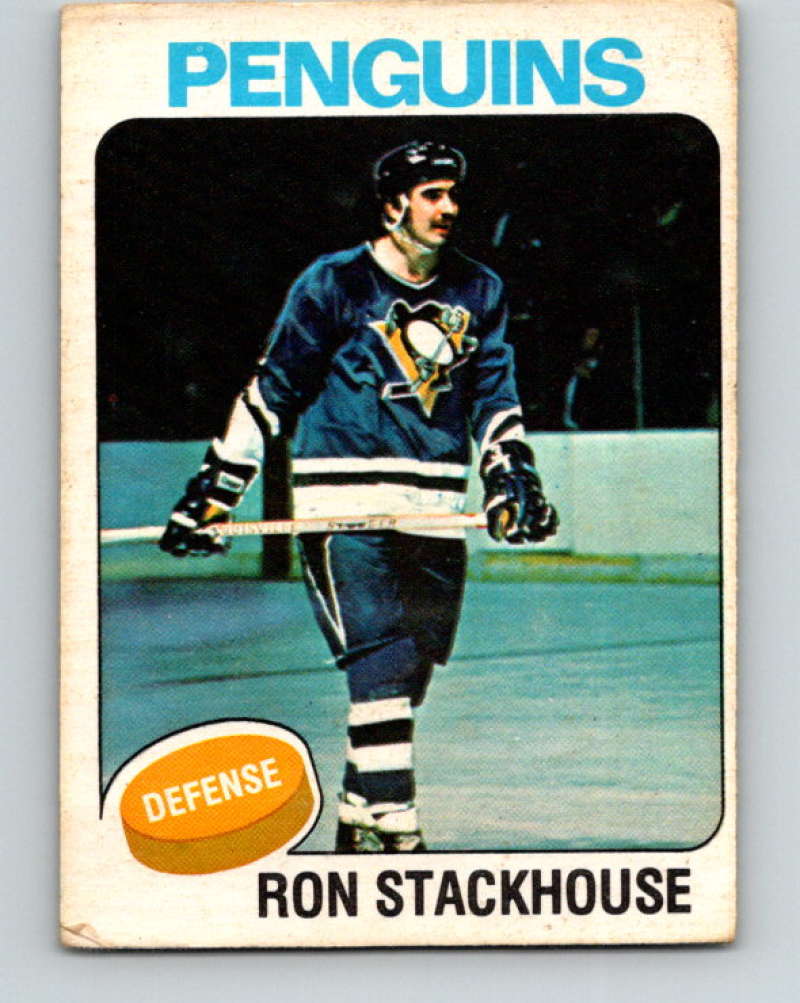 1975-76 O-Pee-Chee #111 Ron Stackhouse Pittsburgh Penguins 9334