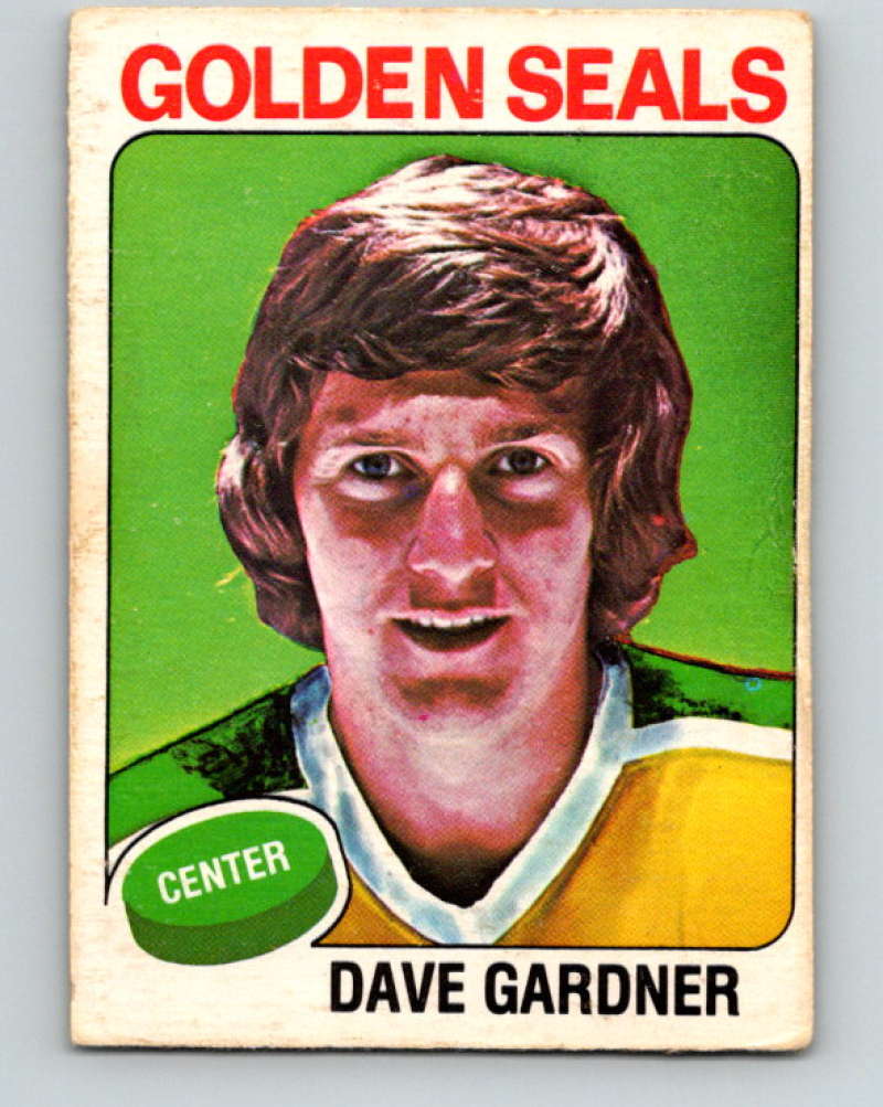 1975-76 O-Pee-Chee #119 Dave Gardner California Golden Seals 9342