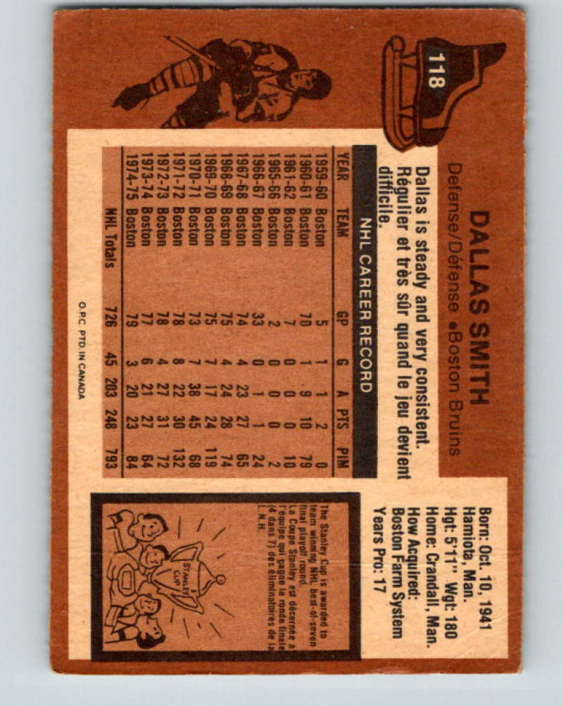 1975-76 O-Pee-Chee #119 Dave Gardner California Golden Seals 9342