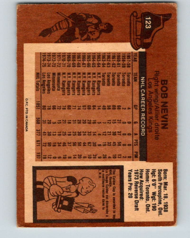 1975-76 O-Pee-Chee #124 Fred Barrett Minnesota North Stars 9347 Image 2