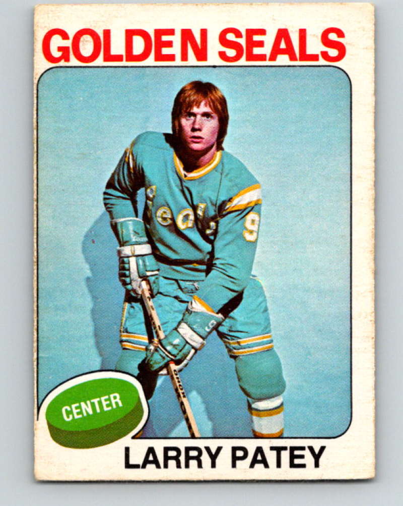 1975-76 O-Pee-Chee #137 Larry Patey RC Rookie California Golden Seals 9360