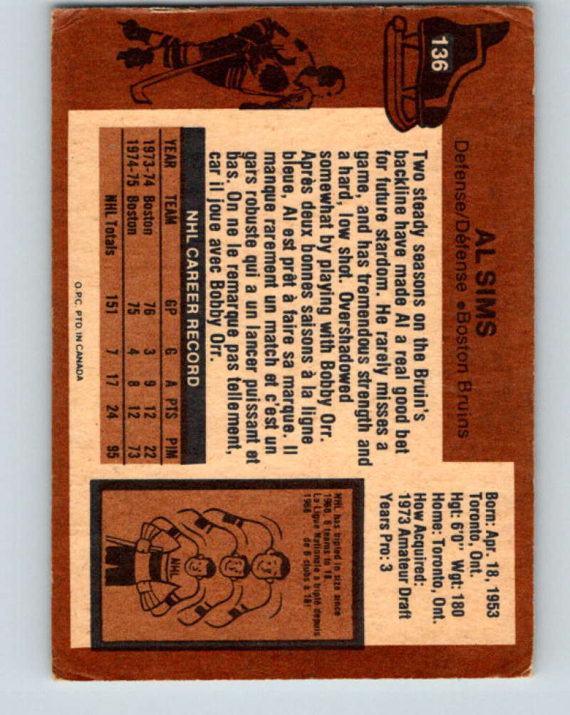 1975-76 O-Pee-Chee #137 Larry Patey RC Rookie California Golden Seals 9360