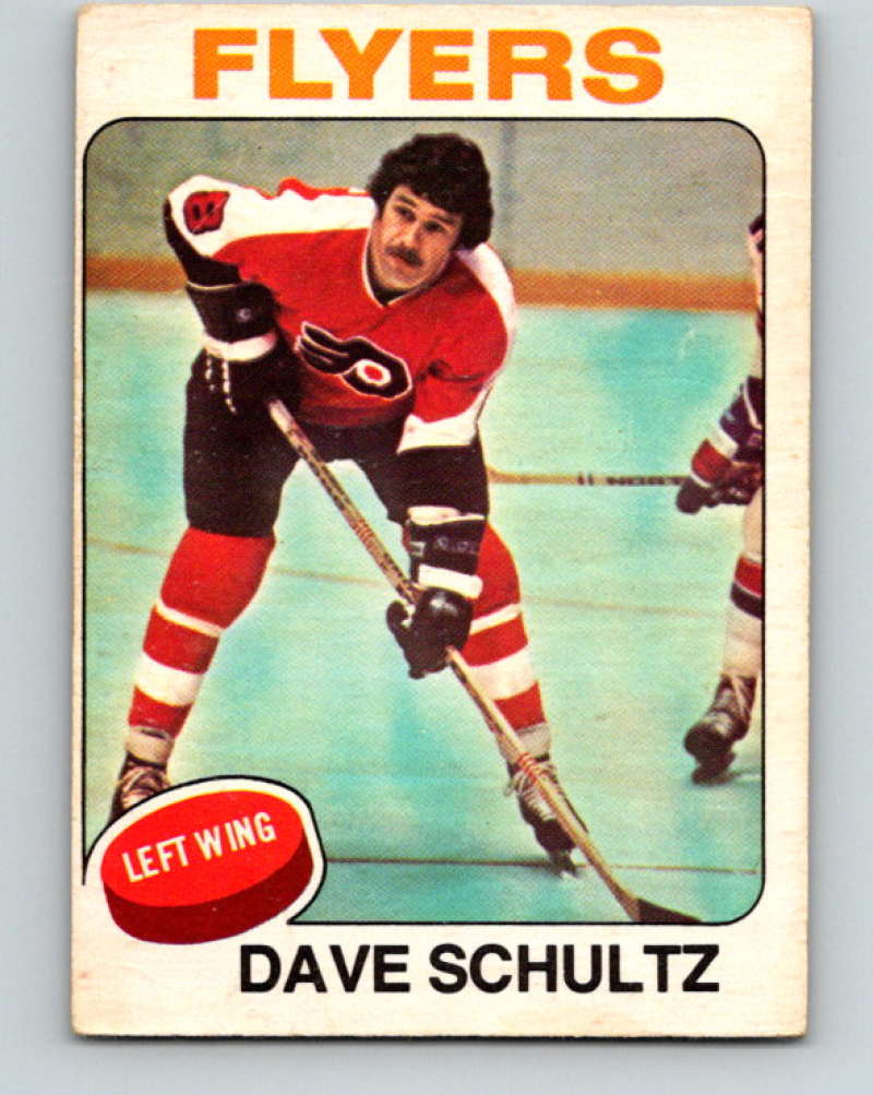 1975-76 O-Pee-Chee #147 Dave Schultz Philadelphia Flyers 9370