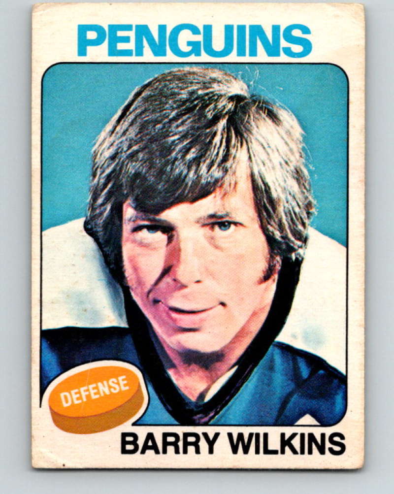 1975-76 O-Pee-Chee #148 Barry Wilkins Pittsburgh Penguins 9371