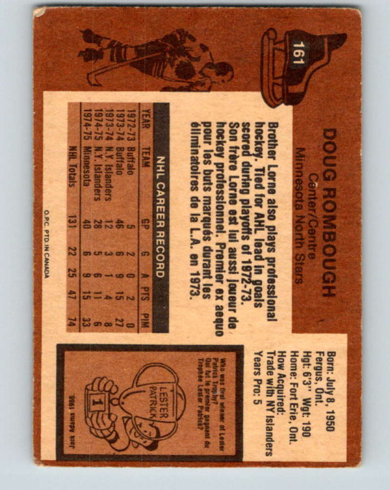 1975-76 O-Pee-Chee #162 Murray Wilson Montreal Canadiens 9385