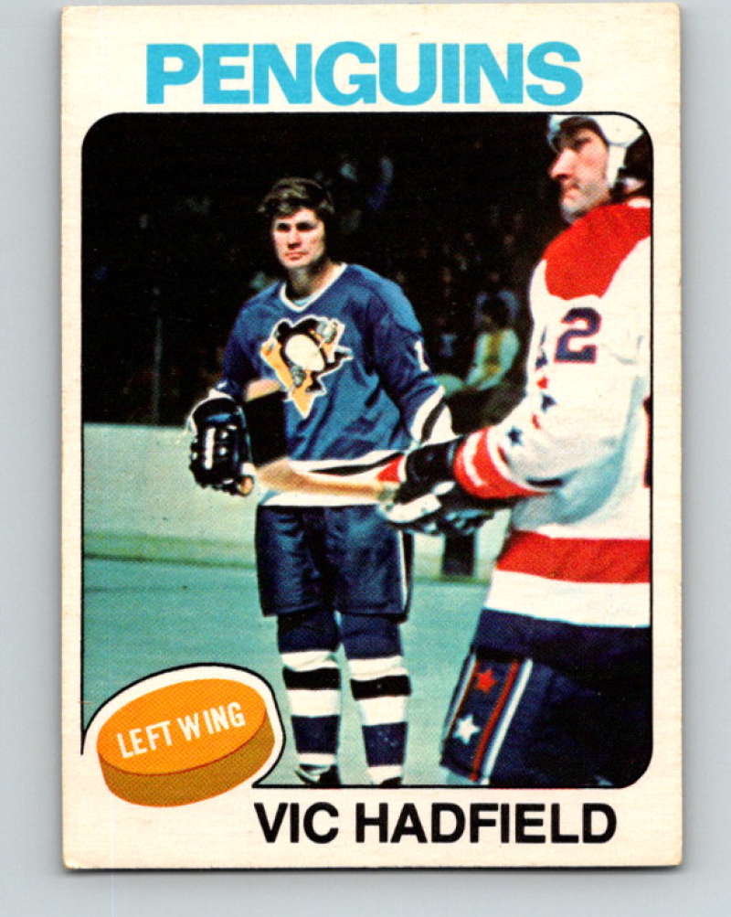 1975-76 O-Pee-Chee #165 Vic Hadfield Pittsburgh Penguins 9388