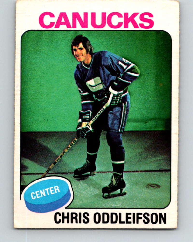 1975-76 O-Pee-Chee #169 Chris Oddleifson Vancouver Canucks 9392