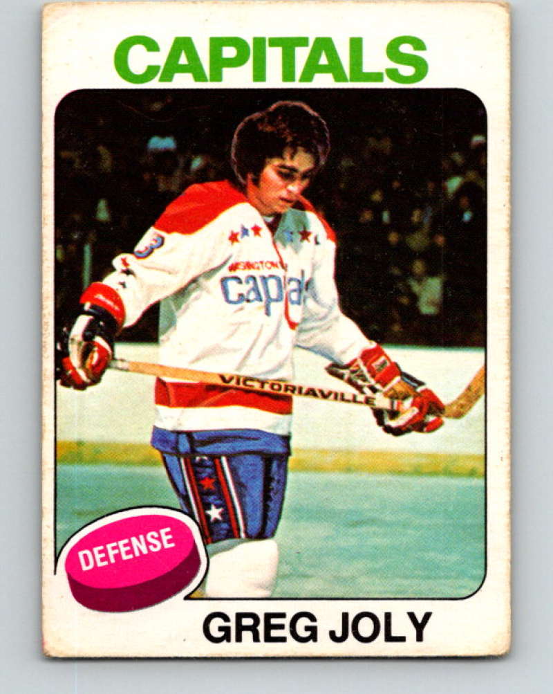 1975-76 O-Pee-Chee #170 Greg Joly Washington Capitals 9393