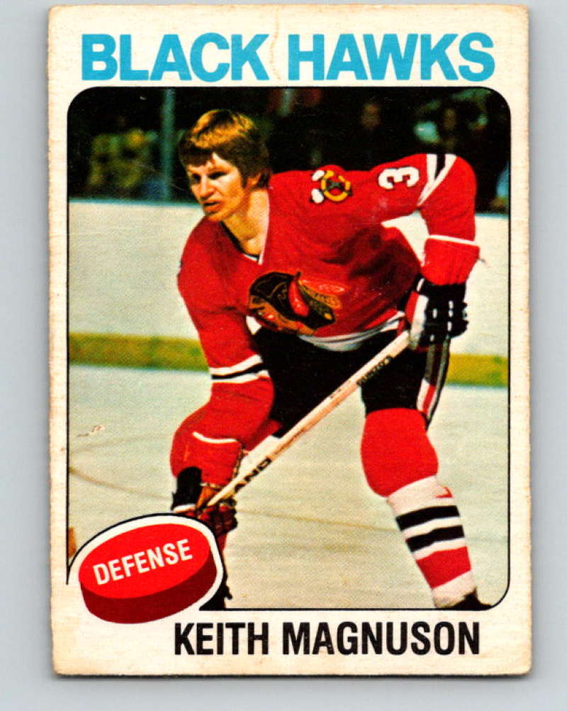 1975-76 O-Pee-Chee #176 Keith Magnuson Chicago Blackhawks 9399