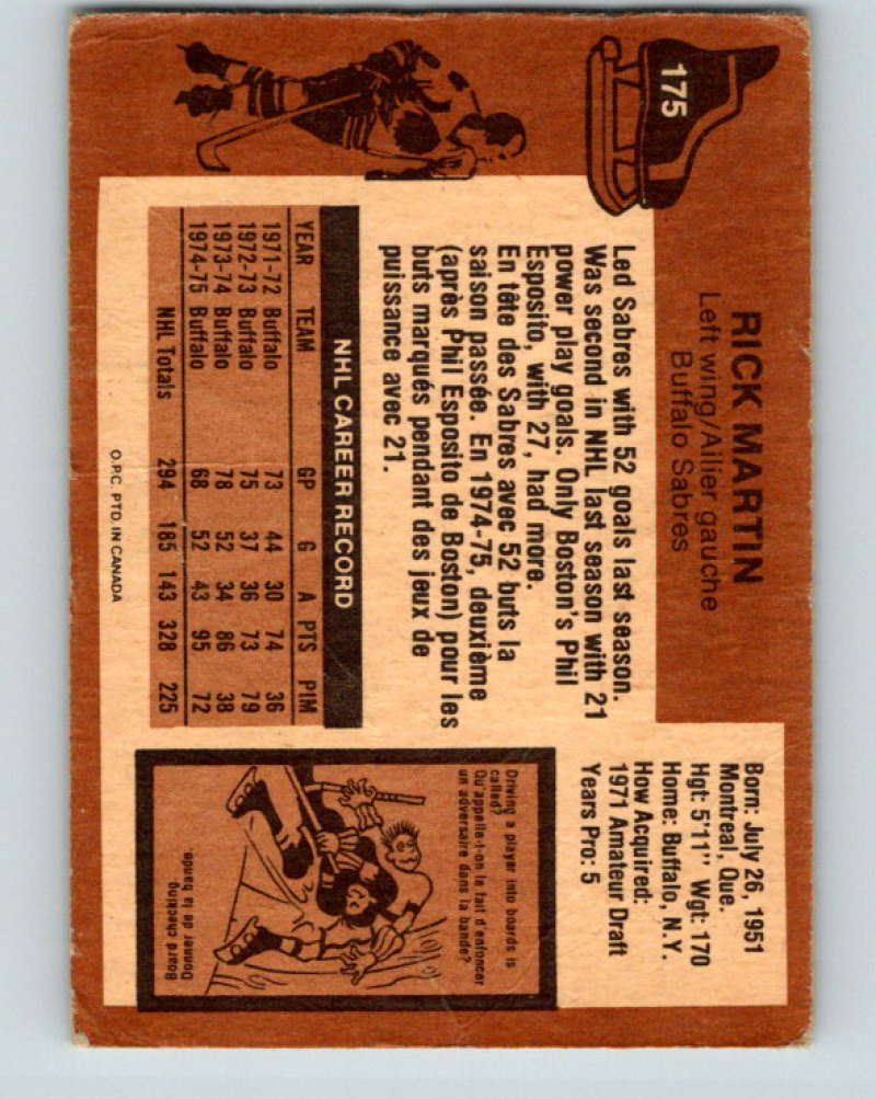1975-76 O-Pee-Chee #176 Keith Magnuson Chicago Blackhawks 9399