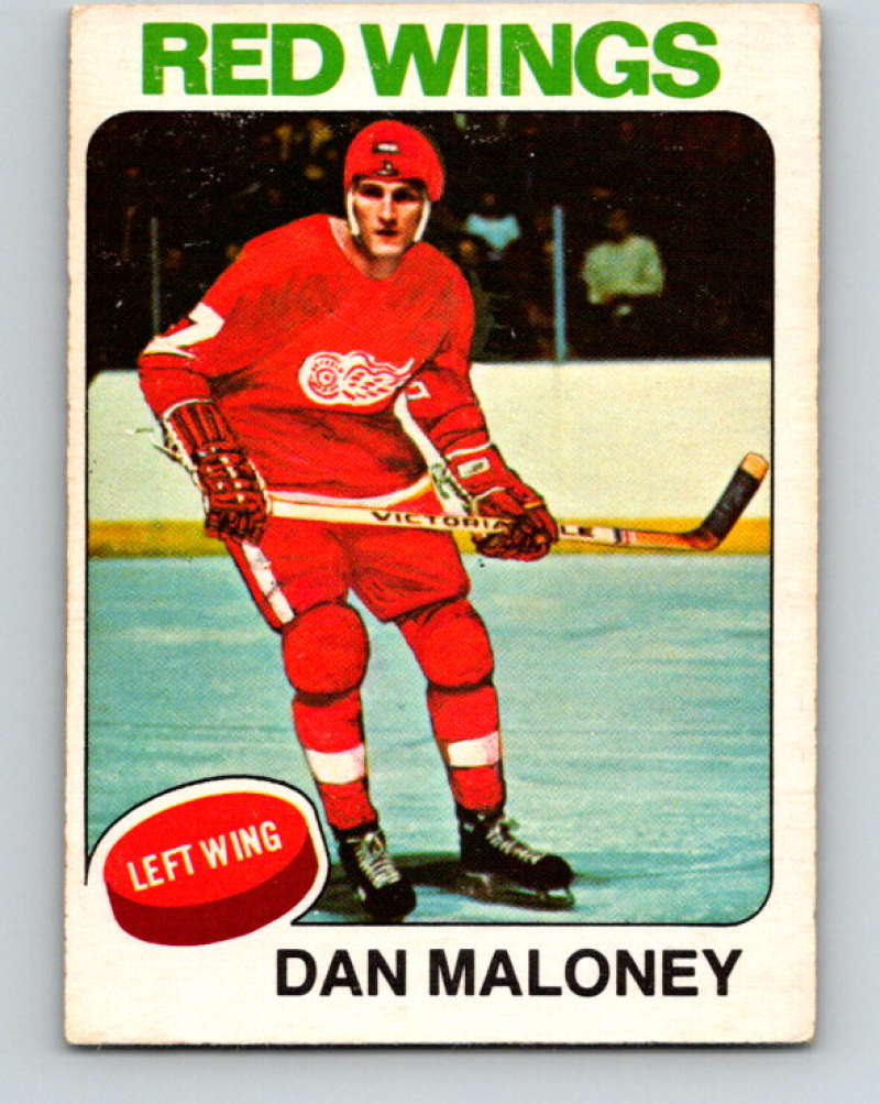1975-76 O-Pee-Chee #177 Dan Maloney Detroit Red Wings 9400