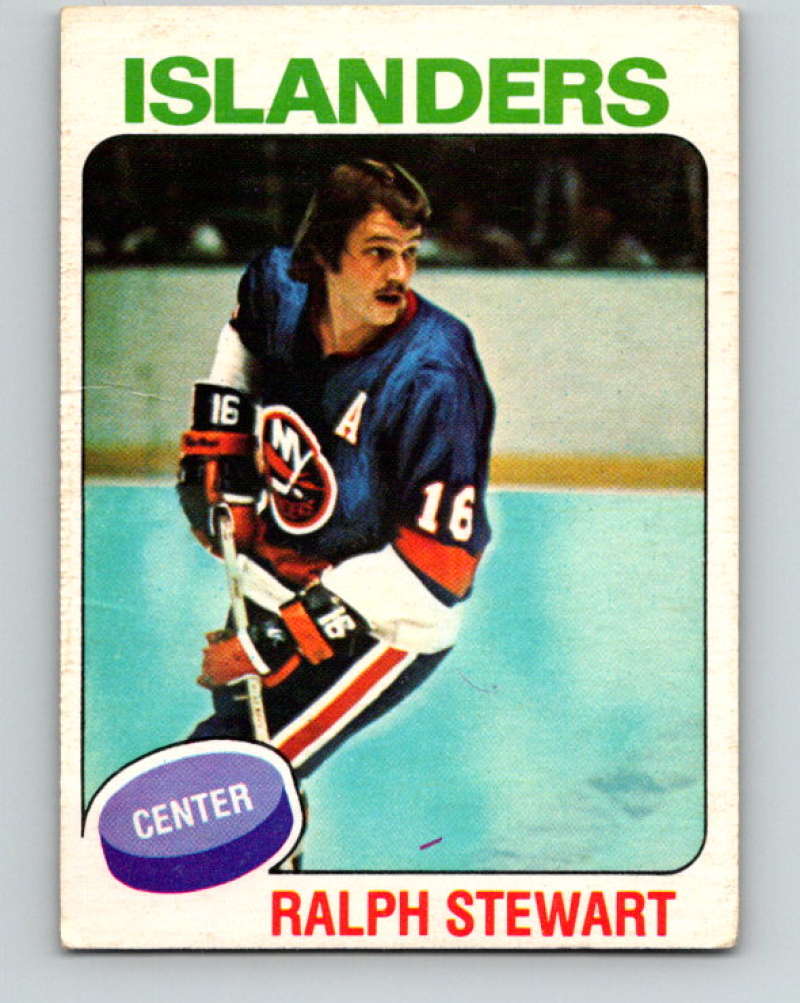1975-76 O-Pee-Chee #182 Ralph Stewart New York Islanders 9405 Image 1