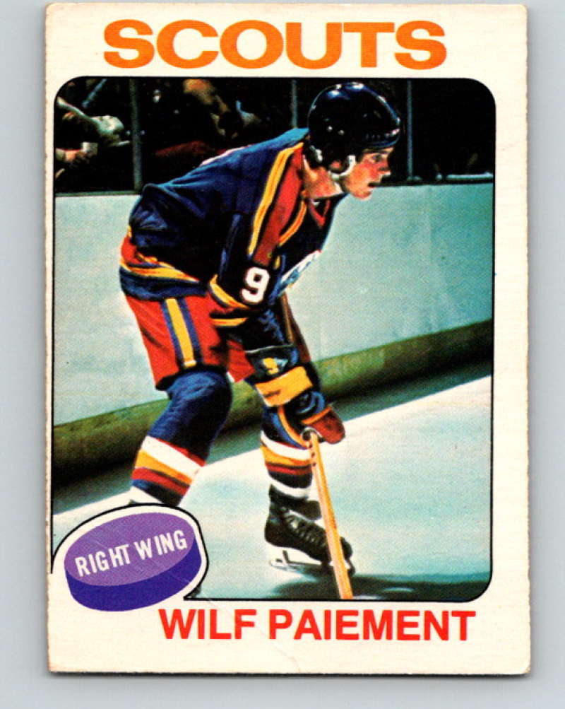 1975-76 O-Pee-Chee #195 Wilf Paiement Kansas City Scouts 9418
