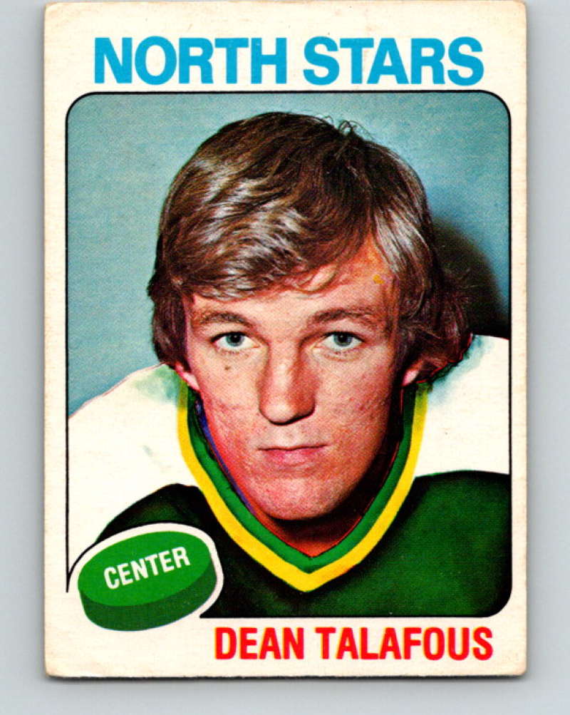 1975-76 O-Pee-Chee #197 Dean Talafous RC Rookie Minnesota North Stars 9420 Image 1